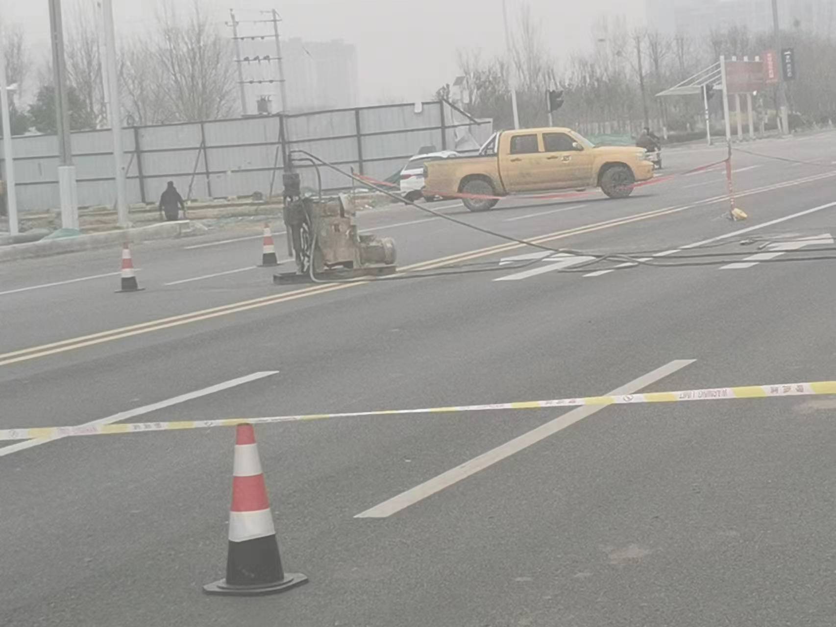 娄烦公路路基沉陷注浆